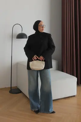 بليزر بياقة قائمة